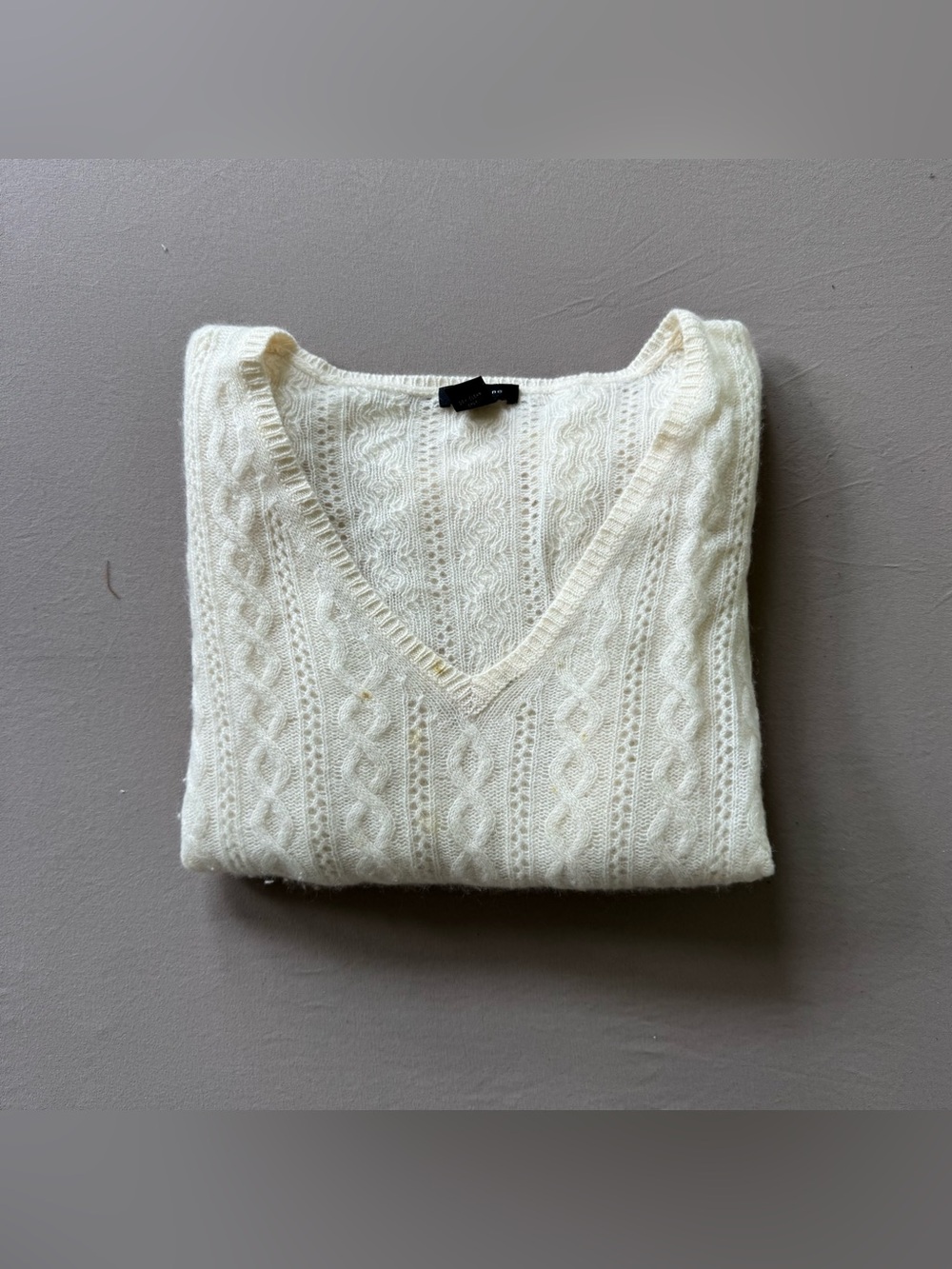 Vintage Only Mine 2-Ply Cashmere V-Neck Sweater